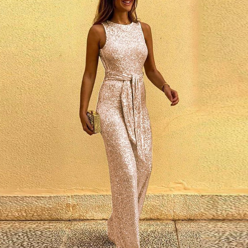 Women's Sequin Jumpsuit - various colours
