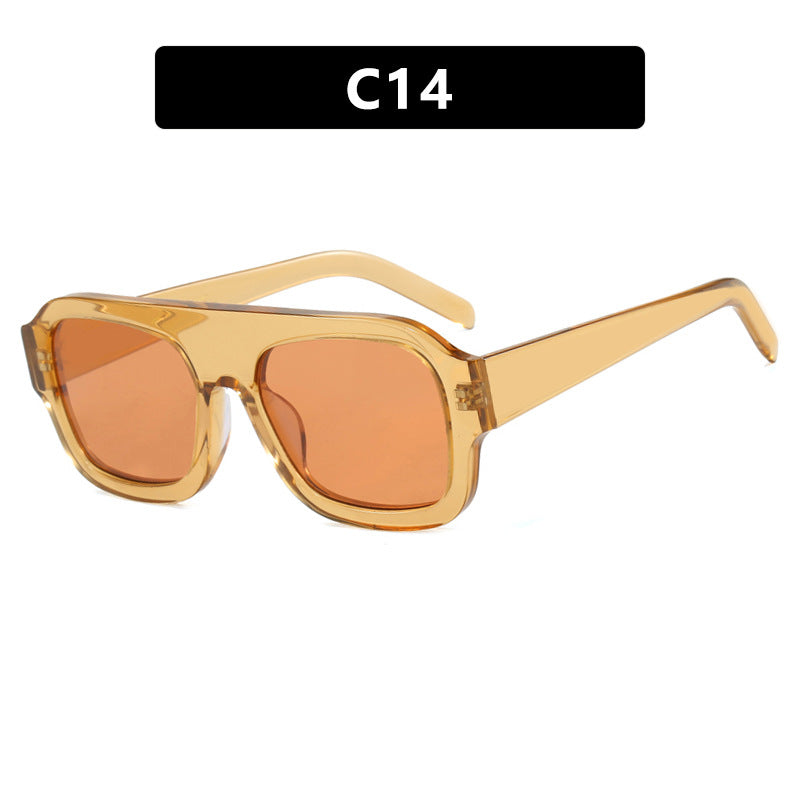 Ladies Large Frame Square Sunglasses - various colours
