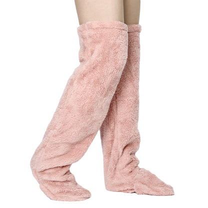 Socks Leg Warmers - Over The Knee - Thick Fleece