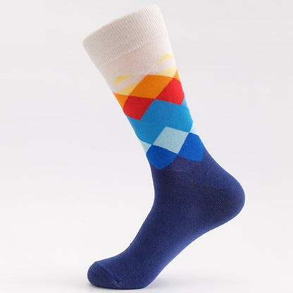 Socks - Argyle Print