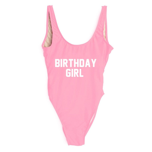 BIRTHDAY GIRL Swimsuit - various colours