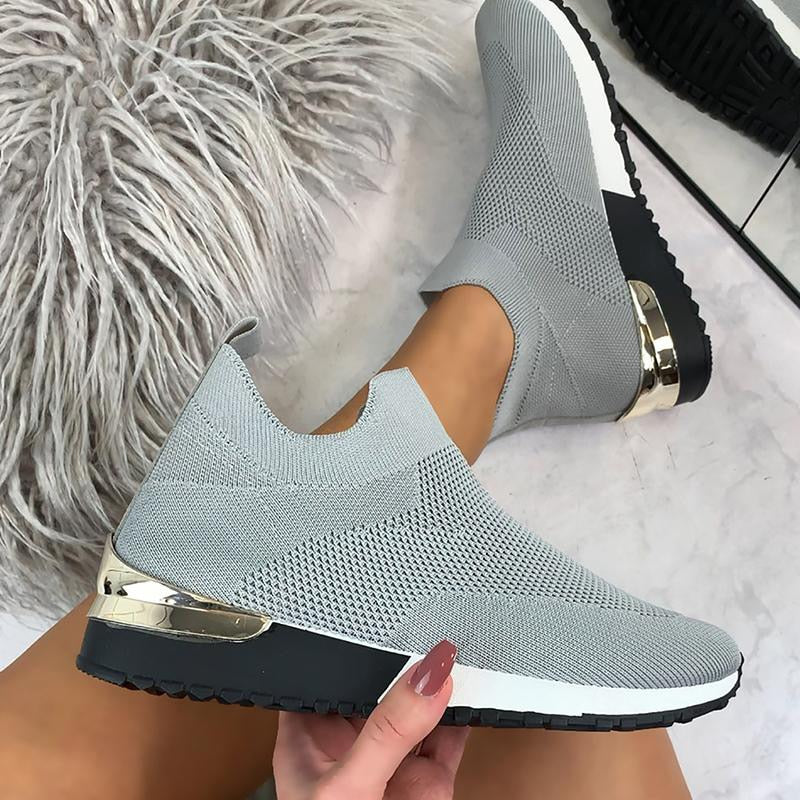 Slip-on Flat Wedge Trainer