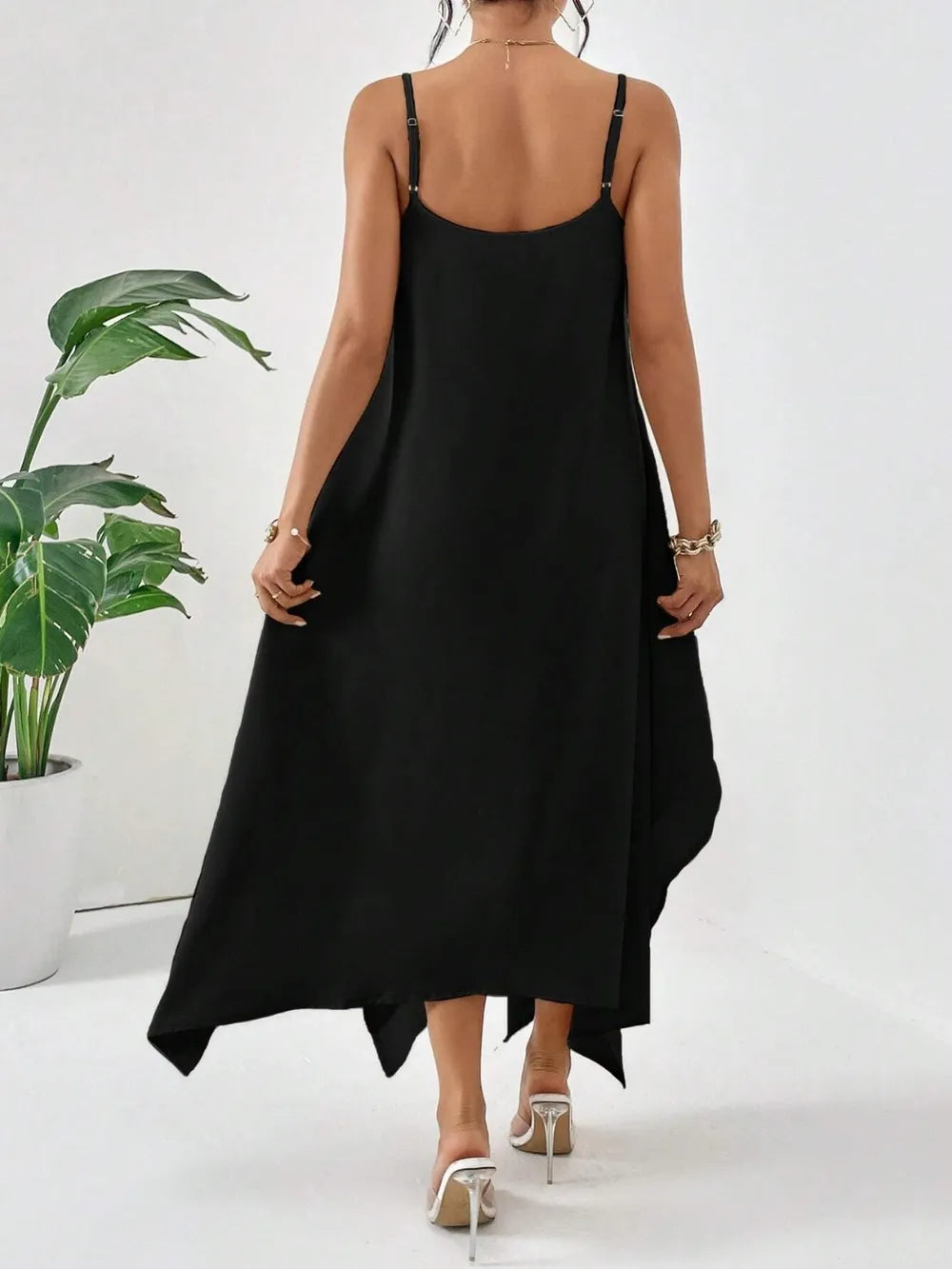 Ladies Summer Dress - Scoop Neck Cami Style