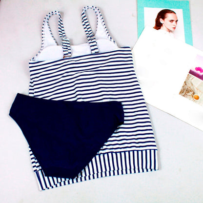 Bikini Two Piece Set Padded Tankini & Bottom