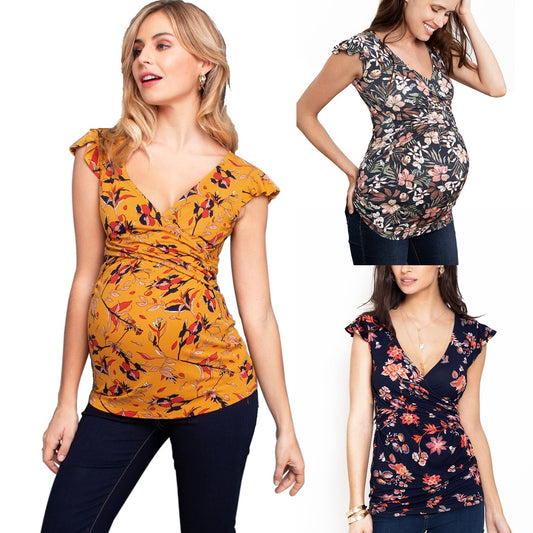 Ladies Maternity Breastfeeding Top - Mum To Be - Pregnancy