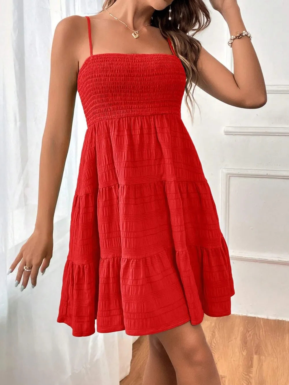 Women's Tiered Smocked Dress