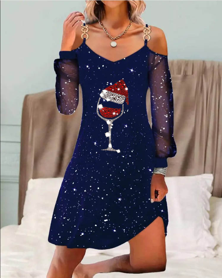 Christmas Party Dress - Wine - Various Colours