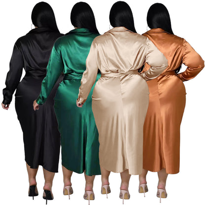 Women's Christmas Party Dress - Various Colours - Plus Size