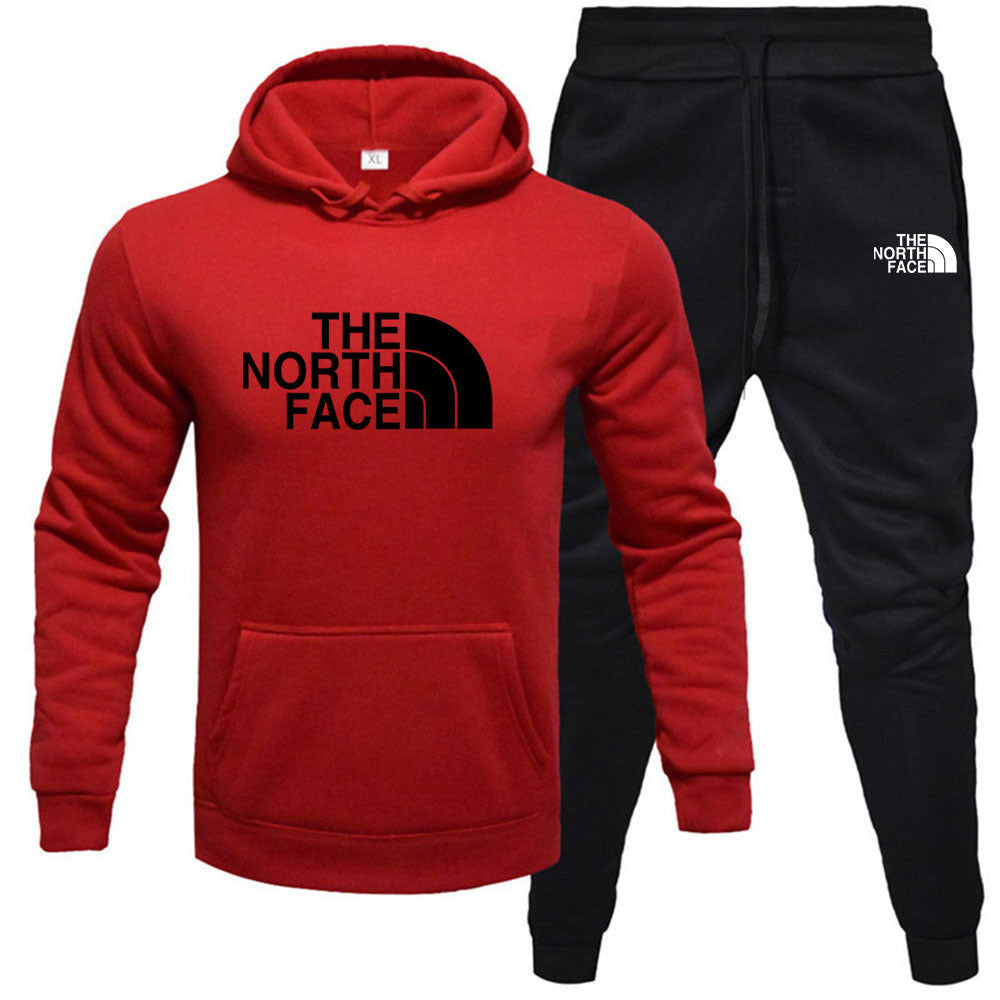 Men's Hoodie & Tracksuit Bottom Set - The North Face