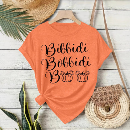 Halloween Slogan T Shirt - Bibbidi Bobbidi Boo