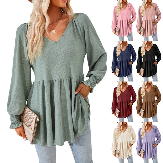 Women's V-neck Top