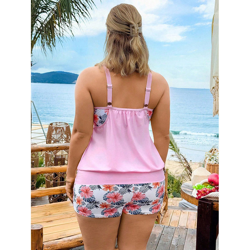 Women's Two Piece Swimsuit Set - Vest & Short