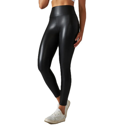 Women's PU Legging High Waist - Various Colours - Up To 5XL