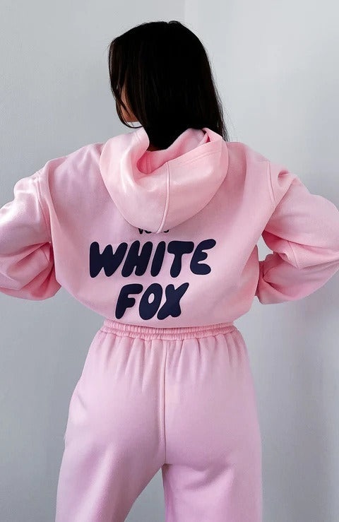 Hoodie & Tracksuit Bottom Set - White Fox - Up to 3XL - various colours