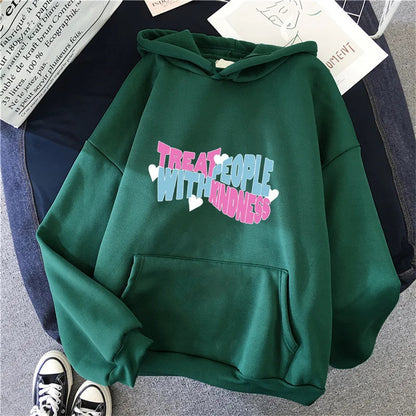 Hoodie - Treat People With Kindness - Up to 4XL - various colours