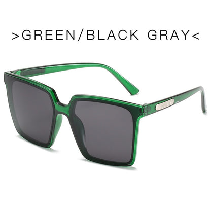 Ladies Oversized Square Sunglasses - various colours