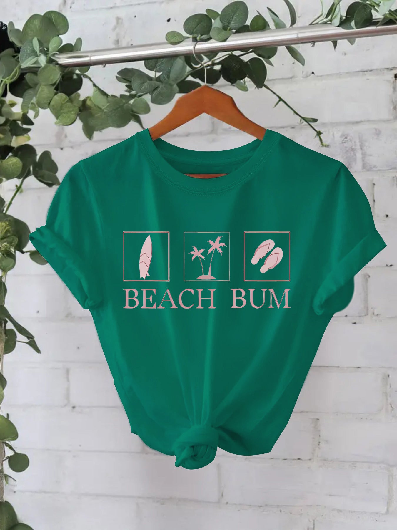Slogan T Shirt - Beach Bum