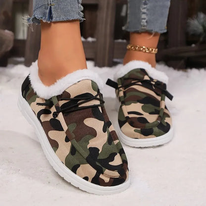 Camouflage Fleece Shoe