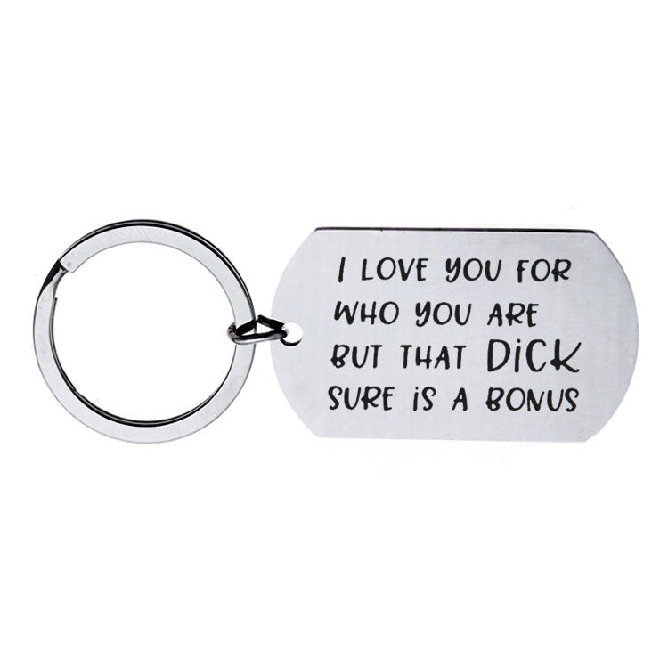 Naughty Keyring