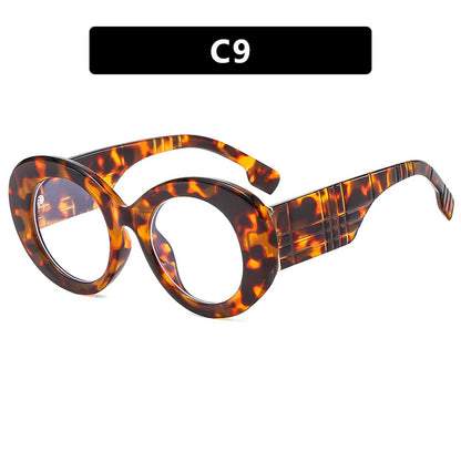 Ladies Large Frame Circular Sunglasses - various colours