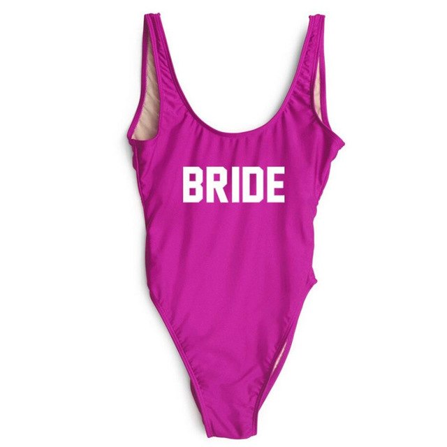 Swimsuit One Piece BRIDE - various colours