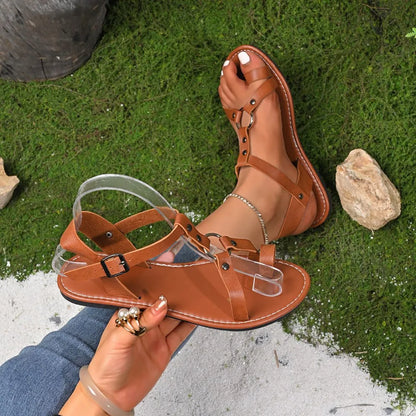 Women's Toe Loop Flat Sandal
