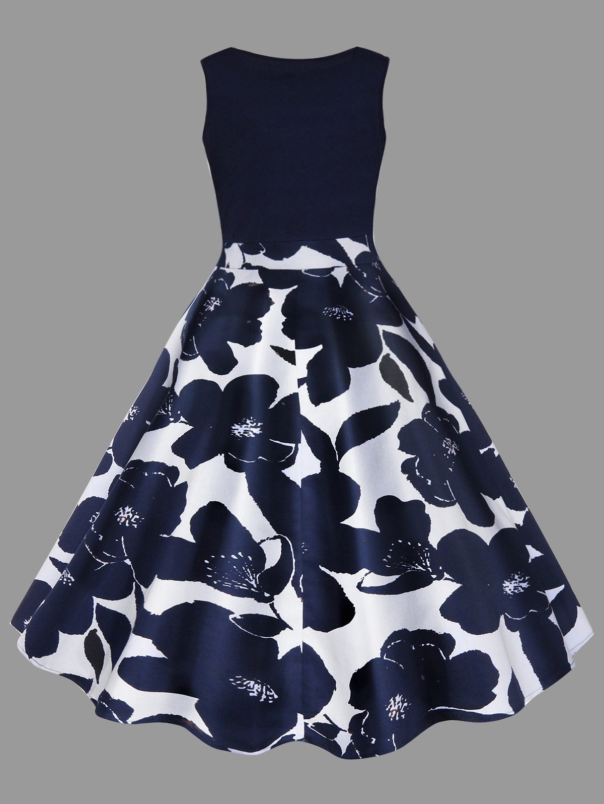 Women's Dress Floral Print A-Line Flared Skirt - Plus Size - Various Colours