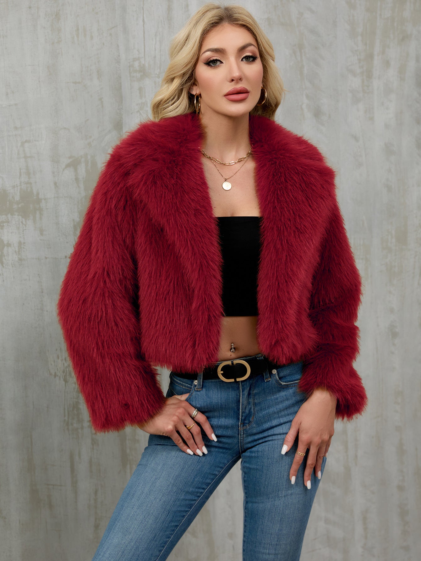 Women's Faux Fur Jacket - Various Colours