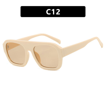 Ladies Large Frame Square Sunglasses - various colours