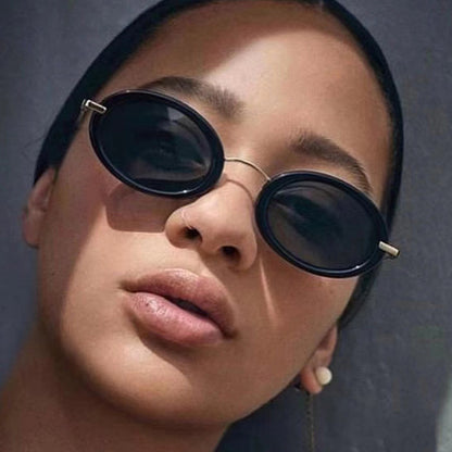 Ladies Small Frame Oval Sunglasses - various colours