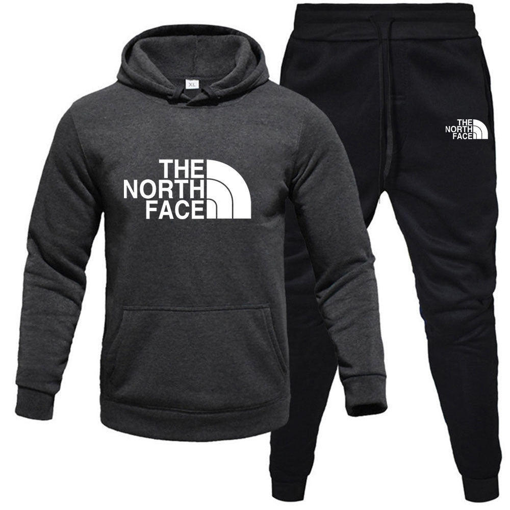 Men's Hoodie & Tracksuit Bottom Set - The North Face
