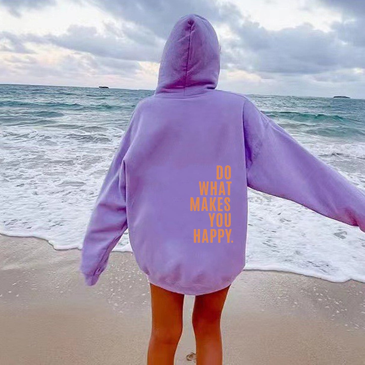 Do What Makes You Happy Sweatshirt Hoodie - Up To 5XL - Various Colours