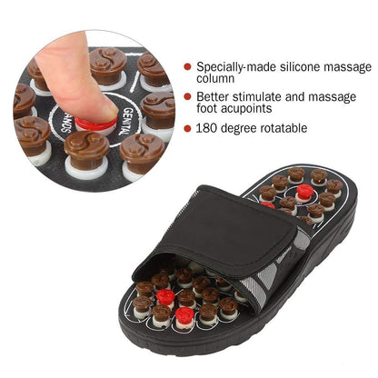 Men's Foot Massage Slipper Shoe for  Acupuncture Therapy Massage