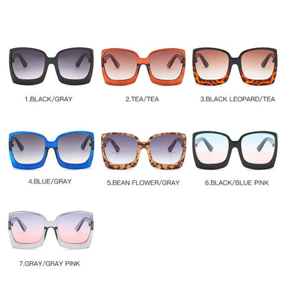 Ladies Oversized Sunglasses - UV400 - various colours