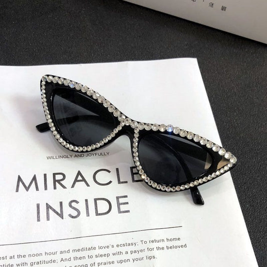 Ladies Triangle Cat Eye Sunglasses