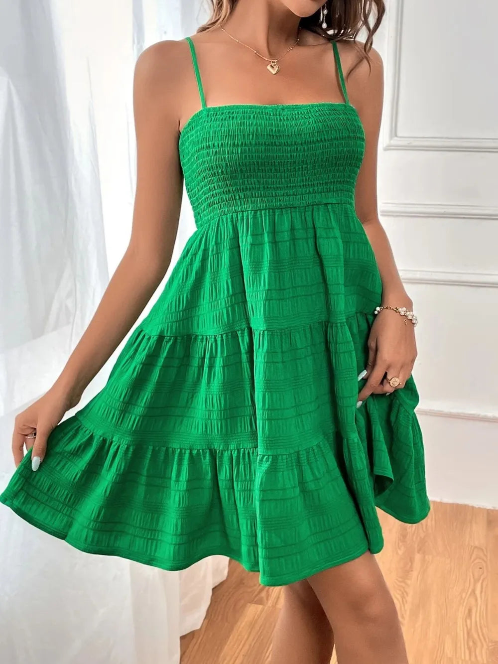Women's Tiered Smocked Dress