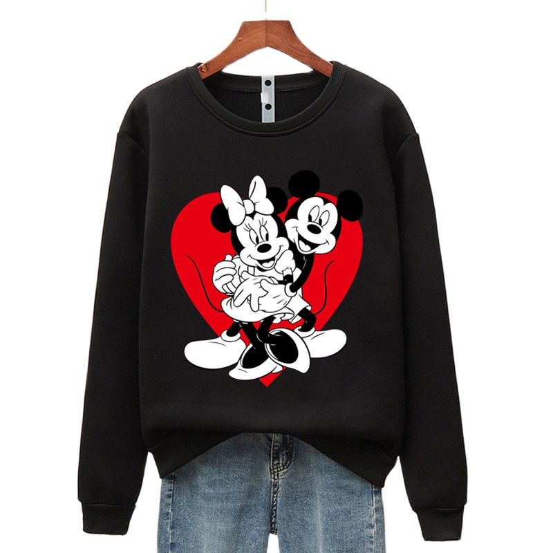 Women's Sweatshirt - Mickey & Minnie Print