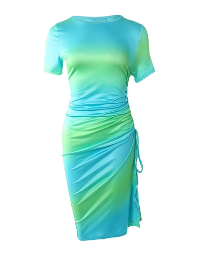 Women's Ombre Ruched Dress