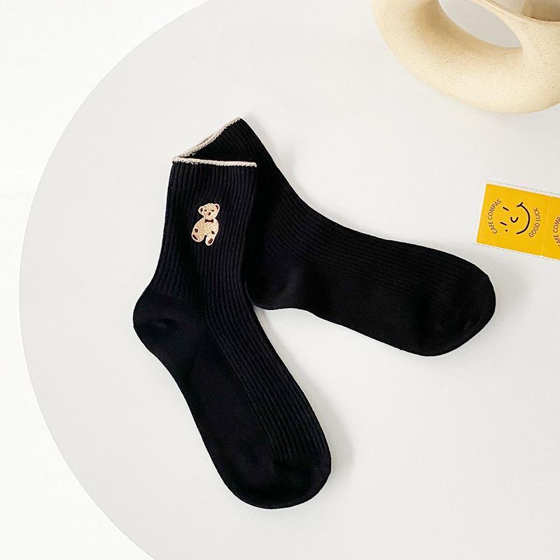Socks - 6 Pack - Bear Motif