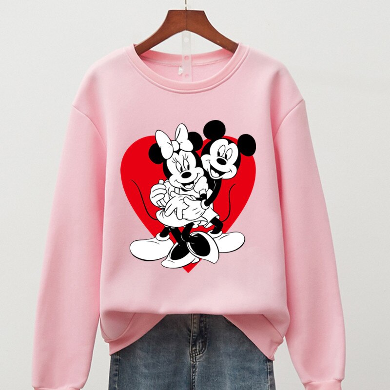 Women's Sweatshirt - Mickey & Minnie Print