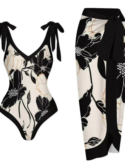 Swimsuit One Piece and matching Cover Up Set
