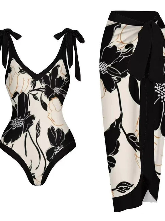 Swimsuit One Piece and matching Cover Up Set