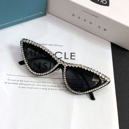 Ladies Triangle Cat Eye Sunglasses