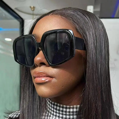 Ladies Oversized Square Sunglasses - various colours