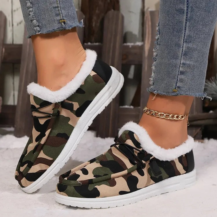 Camouflage Fleece Shoe