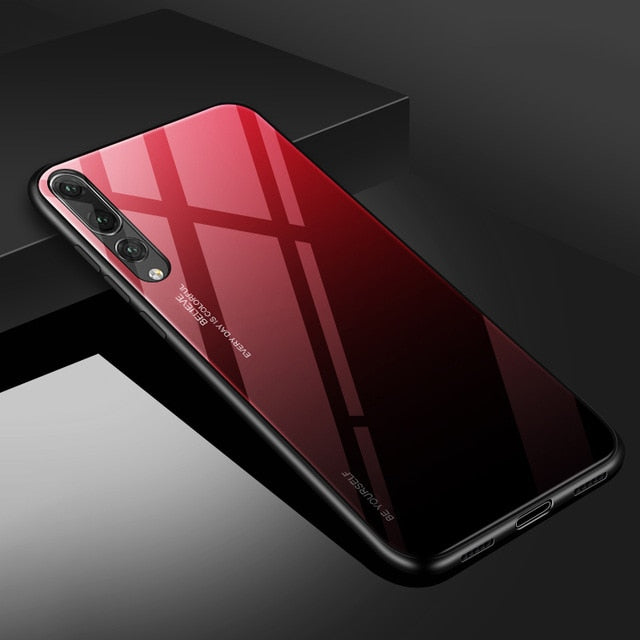 Huawei Tempered Glass Phone Case For Various Models incl 8X P30 20 10 Nova 3i 3 4