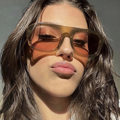 Ladies Large Frame Square Sunglasses - various colours