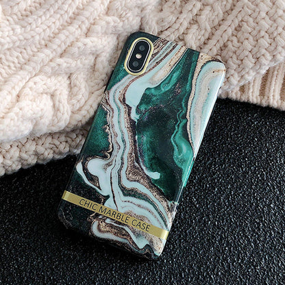 iPhone Case Agate Marble models XS XR XS Max 6 6S 7 8