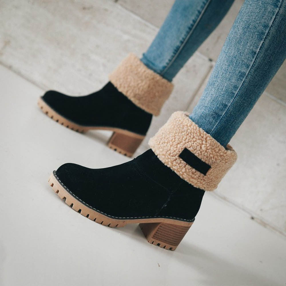 Women's Ankle Boot - Fleece - Various Colours