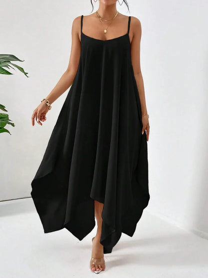 Ladies Summer Dress - Scoop Neck Cami Style